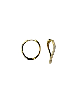 Pico Amelia Petit Hoops Light Rose